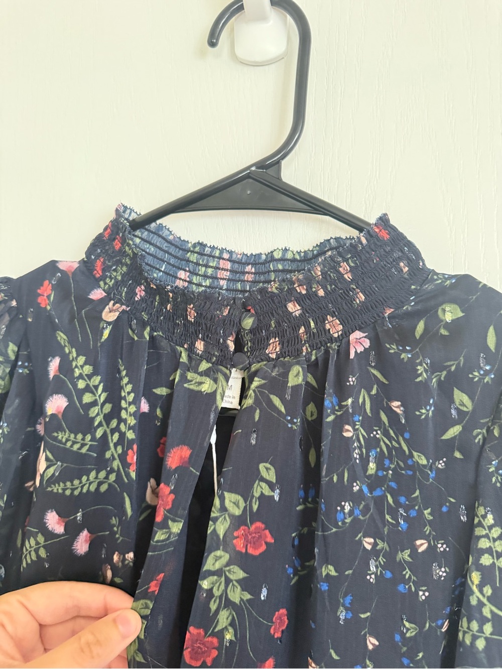 Joie NEW Shima High Neck in Navy Midnight Floral - Picture 2 of 6